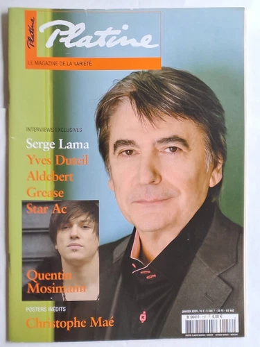 Christophe MAE Hervé CRISTIANI Yves DUTEIL Serge LAMA Platine Magazine N°157