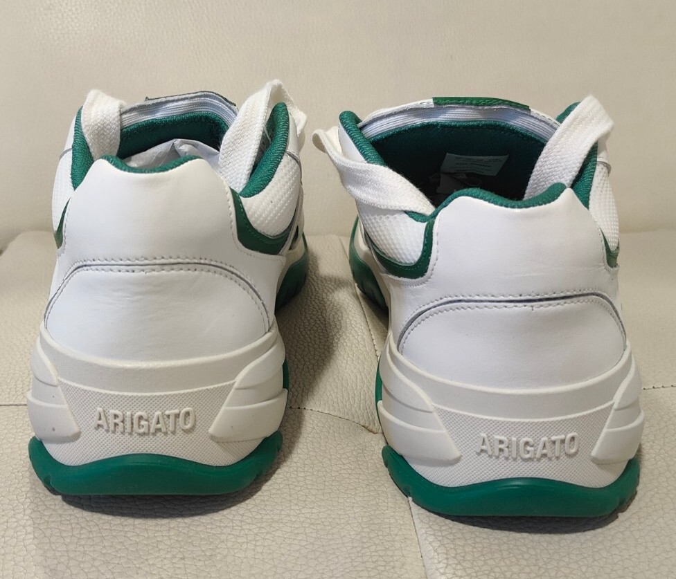 Axel Arigato White & Green Catfish Lo V200 Sneakers Sz EU 47