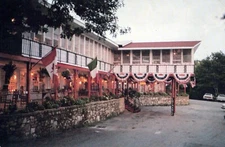 Blowing Rock North Carolina E. J. Blackwell's Farm House Lodge Dining Postcard