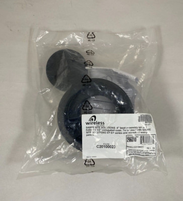 SABRE SITE SOLUTIONS C20100023 4'' BOOT ASSEMBLY KIT 3 HOLES FOR 1/2 COAX, NEW
