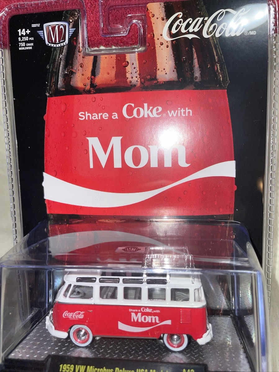 M2 Machines Share A Coke With MOM Coca Cola 1959 VW Microbus
