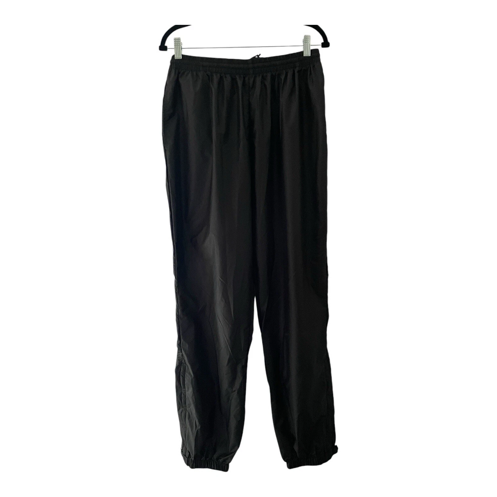 Vintage 90's Columbia Black Waterproof Lightweight Hiking Rain Pants Mens Large