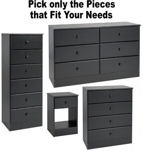 Black Bedroom Furniture Dressers Nightstands Chest Dresser Drawer