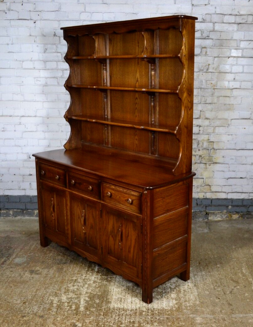 Ercol, Welsh Dresser, gold Label, Mid Century, Oak Dresser, Ercol
