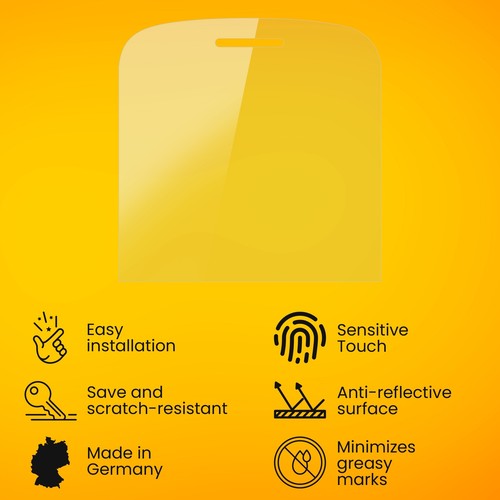 atFoliX 3x Screen Protection Film for Blackberry Bold 9900 matt&shockproof - Picture 3 of 8