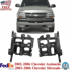 Set of 2 Head Lamp Support Brackets Pair For 2002-06 Avalanche / 03-06 Silverado