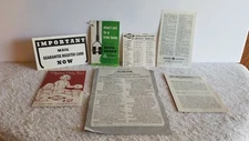 Lot VTG Hang Tag Instructions Recipes Service Info Komet Ames West Bend GE J1