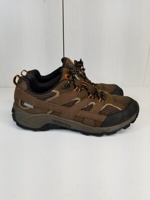 Merrell Toddler Boys Moab Low Waterproof Hiking Boots Size M Brown  Orange