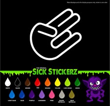 Shocker Sex Decal Bumper Sticker Car Windows Funny Rude Humor Prank