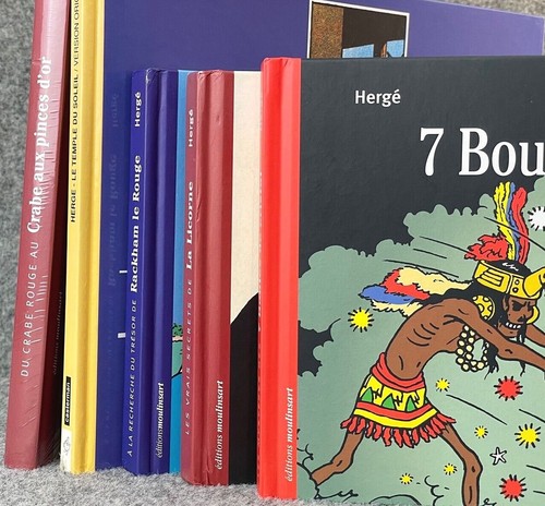 Set x5 Le Soir Facsimile 1st Edition HB Tintin Books BUY INDIVIDUALLY Herge EO - Picture 2 of 67