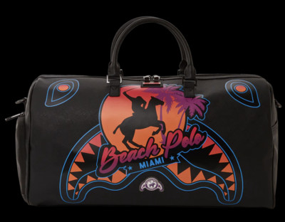 SPRAYGROUND MIAMI BEACH POLO COLLAB DUFFLE (BLACK) - Only 30 Made! - Limited Ed.