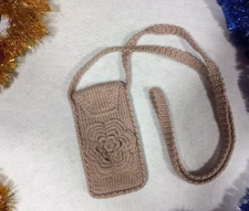 Handmade Knitted Sock Cover with Large Color Switch iPhone Samsung Smart Phone