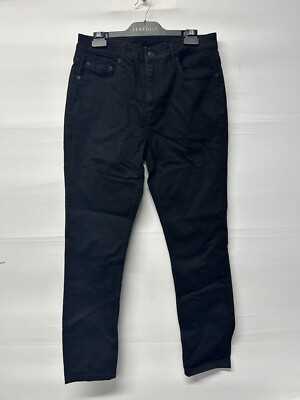Men’s Jack Wills Black Denim Skinny Fit Jeans Size 32R Brand New UK