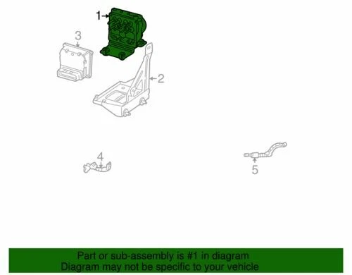 Válvula moduladora de presión de freno de control Chevrolet GM 1999-2005 genuina 18043965 Foto 2 de 2