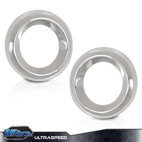 Fog Lamp Bezel Trim Set For 2009-2012 Toyota RAV4 – Left & Right, Black Plastic, Direct Fit