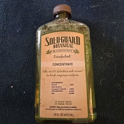 Melaleuca SOL-U-GUARD Botanical 2X Concentrate Disinfectant 16oz New 2 Bottles