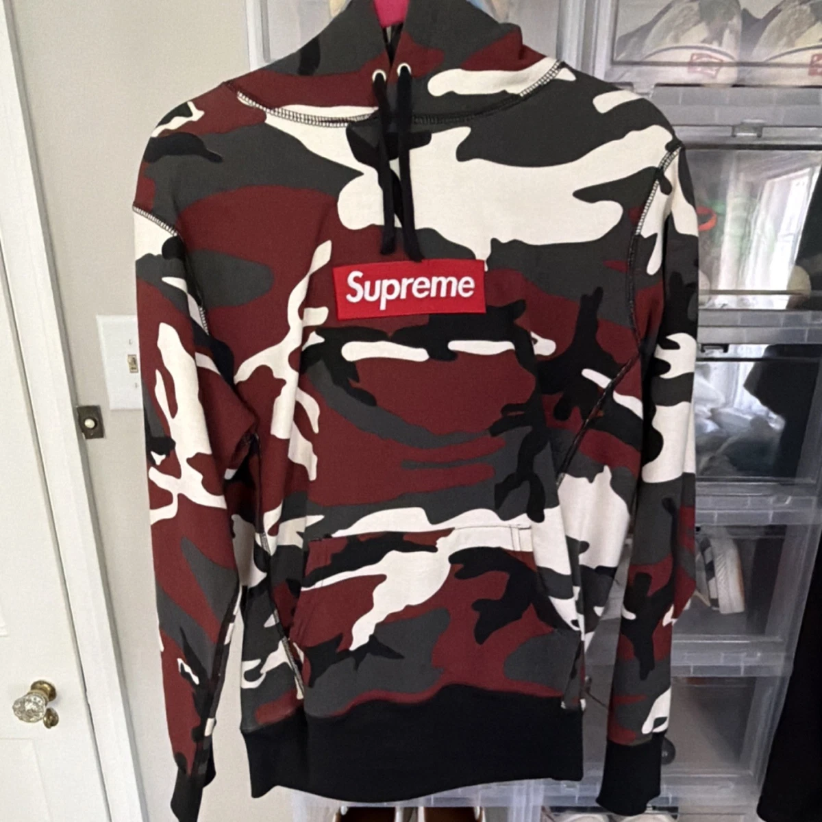 Supreme 男式标准码迷彩连帽衫和运动衫| eBay