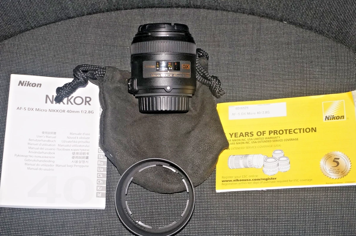 Nikon Micro NIKKOR 40mm Focal Camera Lenses for sale | eBay