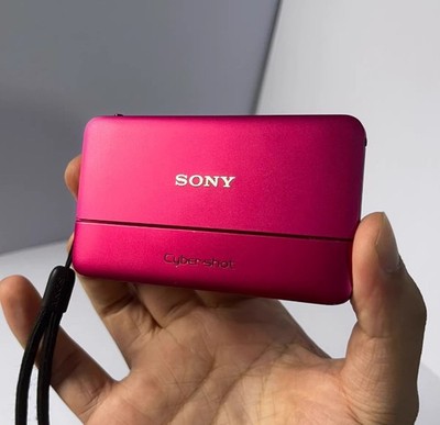 Sony Cyber-shot DSC-TX55 Digital Camera Red 5x Optical Zoom 16.2 MP AF Lock