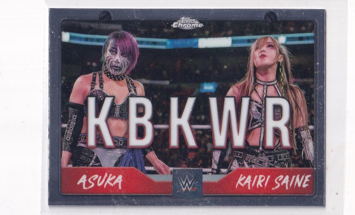 2025 Topps Chrome WWE #TAG-KBW Asuka / Kairi Sane Tag Team 2025 Topps Chrome WWE #TAG-KBW Asuka / Kairi Sane Tag Team