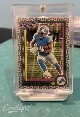 2022 Panini Classics Amon-Ra St. Brown STARS Timeless Tributes #/6 #30 Lions SSP