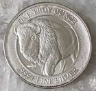 BULLION Buffalo 1 oz .999 Fine Silver Round MintID with NFC Scan Authentication