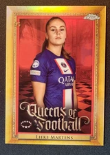 2022-23 Topps UEFA Women's Champions - Lieke Martens - Queens Of Football /5 Red