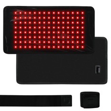 Red Light Therapy Pad for Body, 3-in-1 LED 660nm  850nm 120 Lights, Black