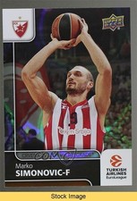 2016-17 Upper Deck Euroleague Patterned Rainbow Marko Simonovic #83 READ 04h3