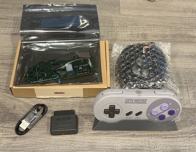 8BitDo Bluetooth Retro Receiver AND Wireless OEM SNES OEM CONTROLLER Mod Kit