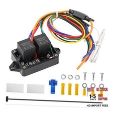 12V/24V Electric Fan Controller Kit 30A Digital Radiator Fan Switch with