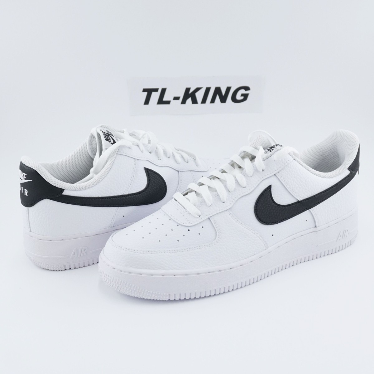Nike Air Force 1 '07 Low AF1 Pebbled Leather White Black Limited