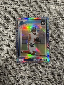 2024 Panini Donruss Optic Rated Rookie Rocket Prizm Malik Nabers #271 Rookie RC