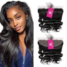 FalaFala Human Hair Body Wave 13x4 Frontal Swiss Transparent Lace Pre Plucked