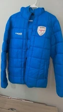 jacket capelli blue size medium unisex