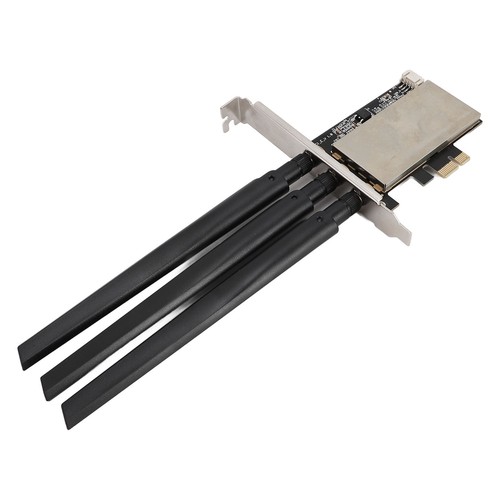 BCM43570 PCIEx1 Network Card Adapter With 3 Antenna 2.4GHz 5GHz 1200Mbps BT NEW - Afbeelding 6 van 12