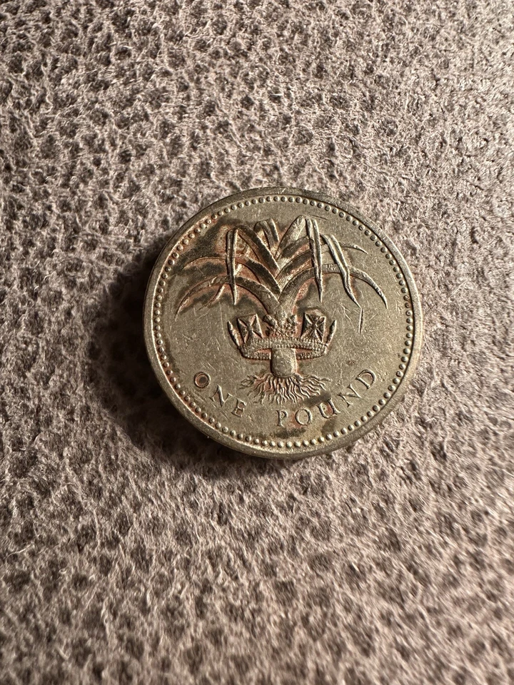 Rare 1985 Queen Elizabeth II One Pound Error "Pleidiol Wyf I'm Gwlad" Upsidedown - Image 3 of 4