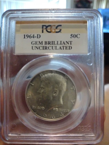 1964 50C Kennedy Silver Half Dollar PCGS Gem BU | Gem Brilliant. GREAT Coin!!