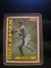 Score 1991 Bo Jackson Rifleman #412 Baseball Card Kansas City Royals