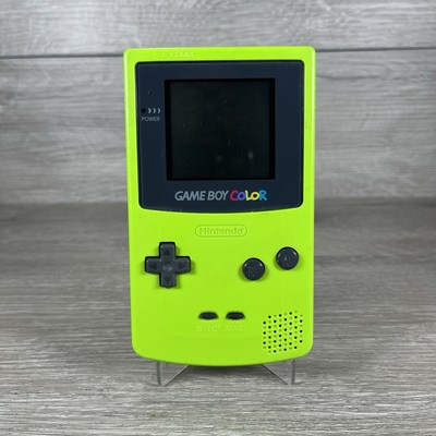 Nintendo GameBoy Color GBC Kiwi Lime Green Handheld Console Only