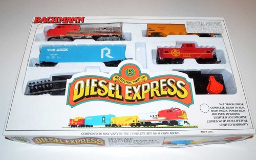 NEU Bachmann Deisel Express HO Scale Electric Train Set - #00091