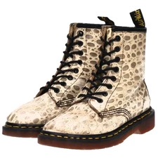 Dr. Martens Crocodile Pattern 8-hole boots Made in the UK 4 Women's 23.0cm