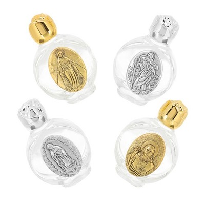  4 Pcs Weihwasser Glasflasche Vintage Design Oil Wiederverwendbare Parfümflasche