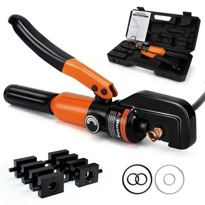 Sanuke Hydraulic Crimping Tool 12 AWG to 2/0 AWG, Battery Cable Crimper