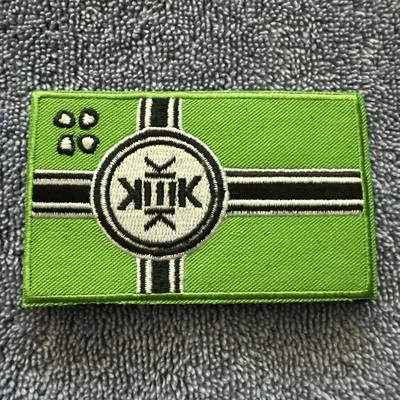 LONEWOLF1852 PEPE FROG/ KEK FLAG 2x3 Embroidered Morale Patch Hook Backing Brand New