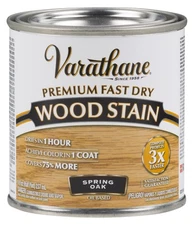 Varathane Premium Fast Dry Wood Stain Spring Oak 1 Pint Ideal For Interior Wood