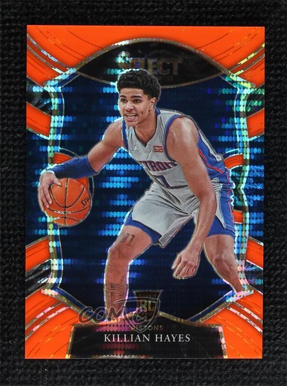 2020 Select Concourse FOTL Neon Orange Pulsar Prizm 11/15 Killian Hayes #67 j6a