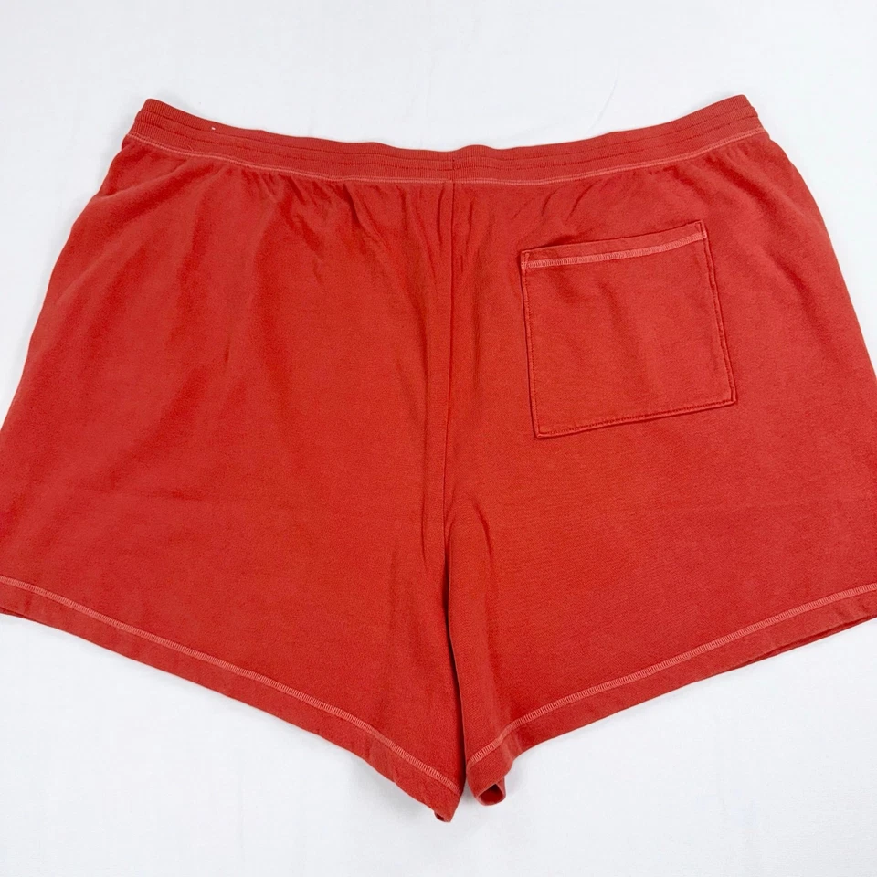 Juego corto Old Navy Plus para mujer de felpa francesa 4X naranja verde Foto 4 de 4