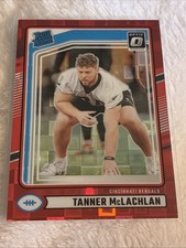 2024 Donruss - Rated Rookie Tanner McLachlan #324 Optic Red Pandora Prizm (RC)