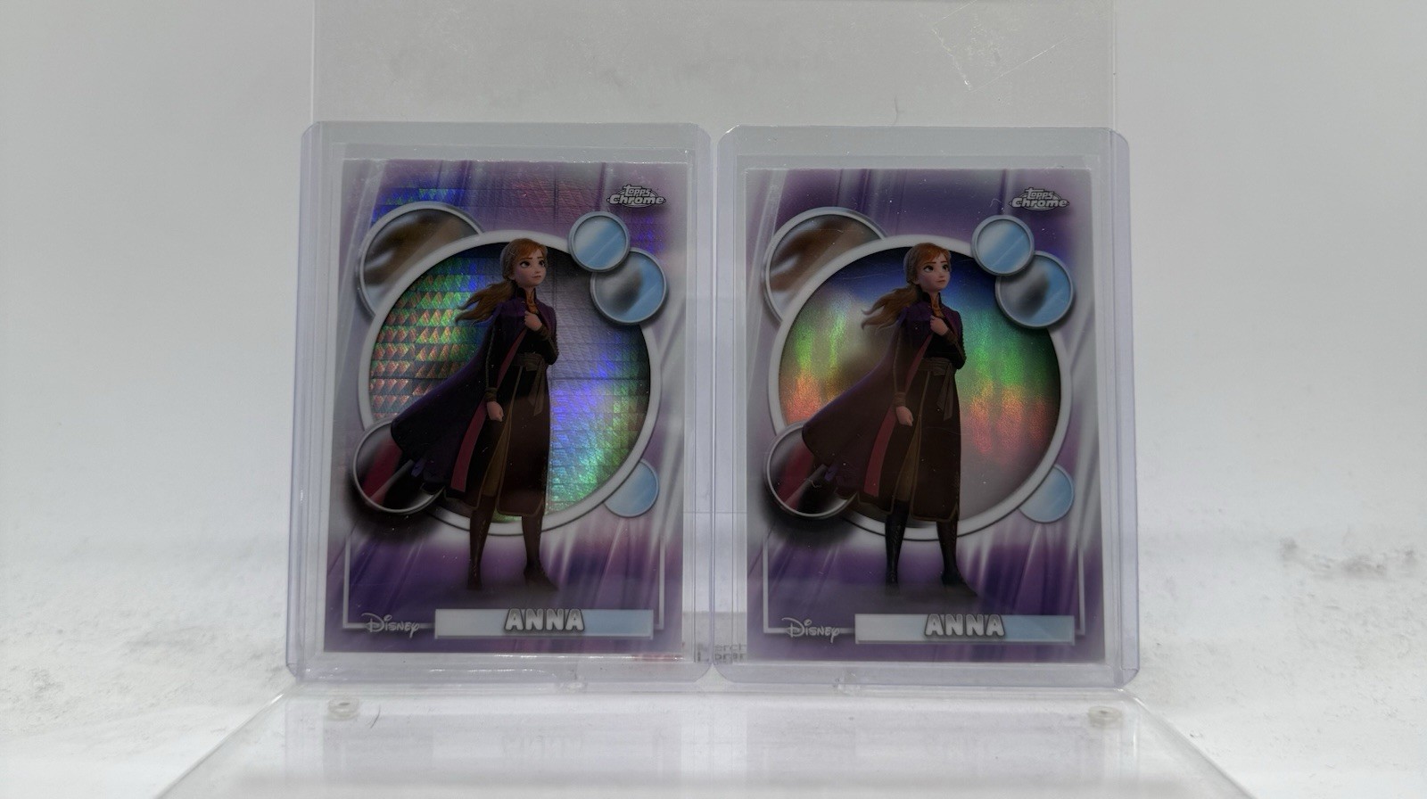 2026 Anna Disney Topps Chrome 2 Card Lot Xfractor & Refractor #169 Frozen